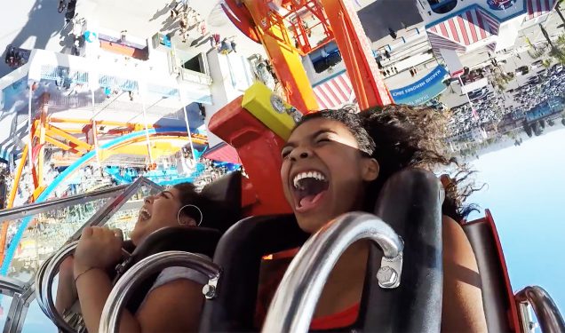 Santa Cruz Beach Boardwalk Typhoon Ride