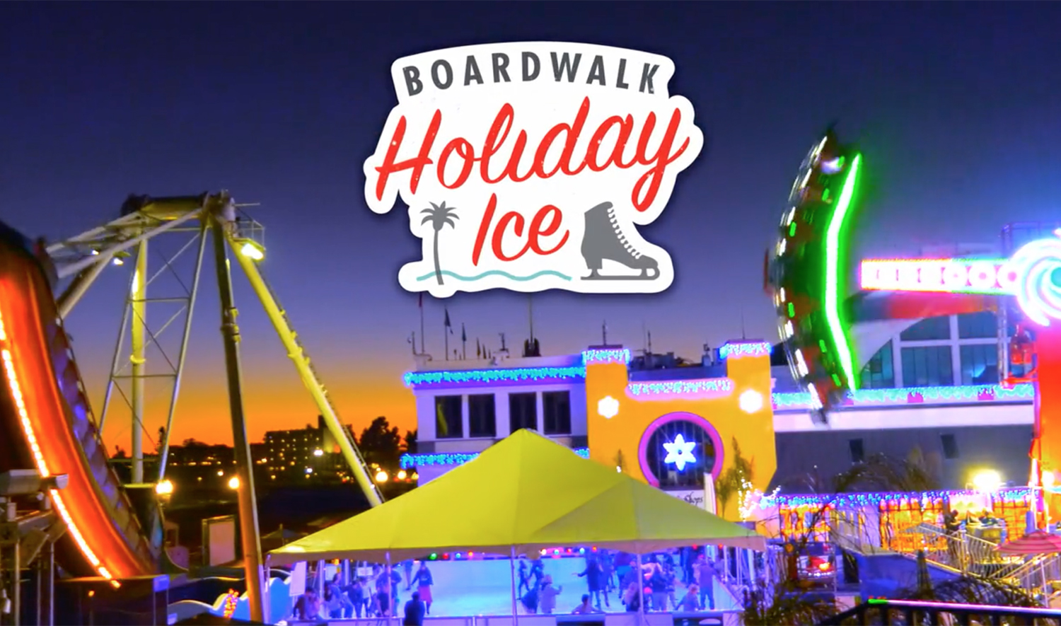 Santa Cruz Beach Boardwalk Holiday Ice Commercial